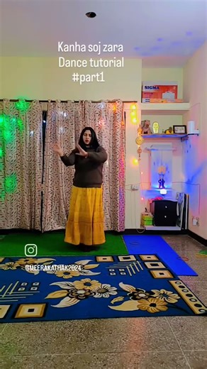 Dance Tutorial on Kanha So ja Zara for kids #trending