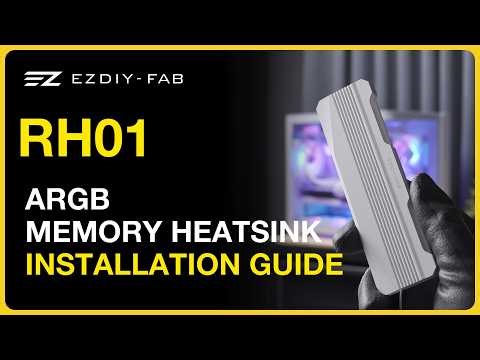 How To Install The RH01 ARGB Memory Heatsink