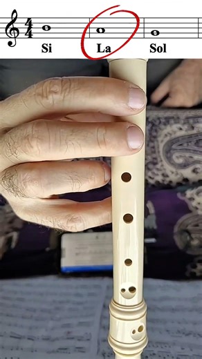 METODO DE FLAUTA LECCION 04 NOTAS: SOL, LA, Si