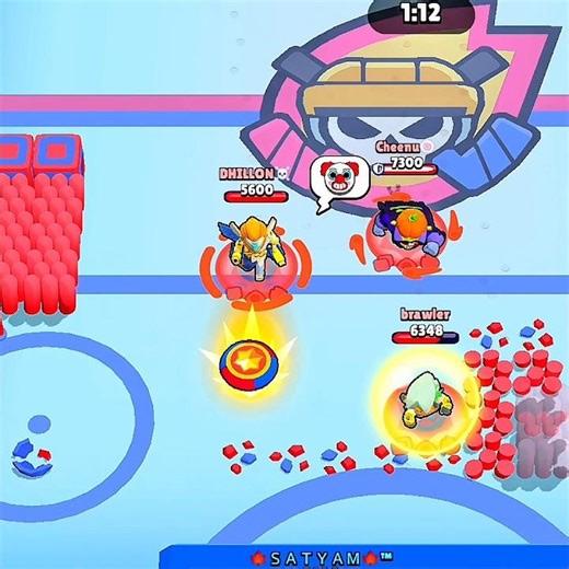 They Spammed 🤡 Pins… Then THIS Happened 😂 #brawlstars