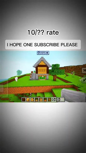 Minecraft Smallest Started House 🏡 #minecraft #shorts