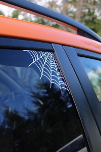 Spider Web Car Decal / Gothic Car Accessories / Halloween Car Stickers / Spooky Aesthetic / Goth Mirror Decal / Vinyl Decal / (MANY COLORS!) - Etsy