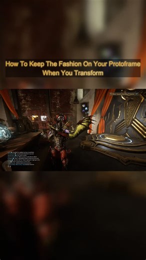 Sergio Gonzalez on Instagram: "How To Keep The Fashion On Your ProtoFrame Just a quick short vid on how to keep your fashion on your protoframe when you use the gemini emote to transform #gaming #warframe #warframeguide #warframetips #warframecommunity"