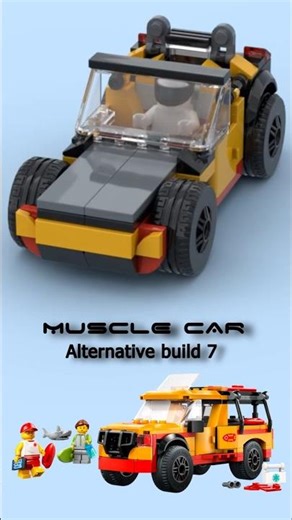 ⚡️ Insanely Fast LEGO Muscle Car! 🏁 Satisfying Speed Build (60453 MOC)