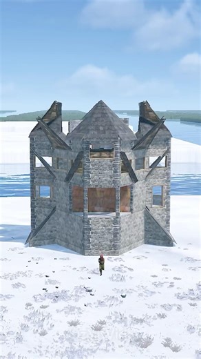 EASY 3x1 Duo/Trio base design in #rust #rustbase #gaming #rustgame #rustshorts