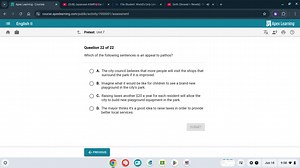 Which of the following sentences is an appeal to pathos?A. Th... | Filo