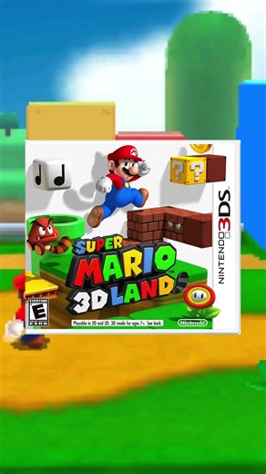 3DS box art is so COOOL #mario #nintendo #nintendo3ds #ocarinaoftime #mario3dland