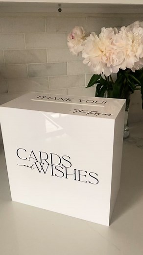 Card&Wishes Box Tutorial! #diy #diyproject #diyideas #cricut #cricutmade #cricutproject #canva #diybride #diybrideinspo #wedding #modern #weddingtiktok #bridetobe #bride #weddingvibes #wedding2023 #bridetok #diywedding #cardbox #weddingcardbox #weddingcards