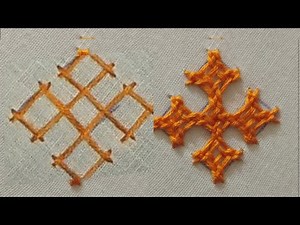 Kutch work - #Method_1 / Gujarati Silai /Stitch/ Sindhi Embroidery Stitch tutorial / Sindhi Taka