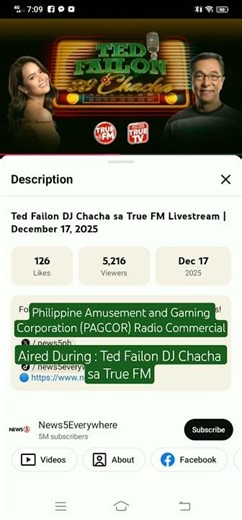 Philippine Amusement and Gaming Corporation (PAGCOR) Radio Commercial