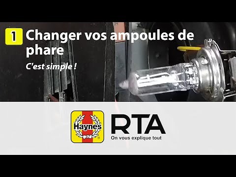 Ampoule de voiture, c'est simple à changer (normalement !). Tuto phare avant.