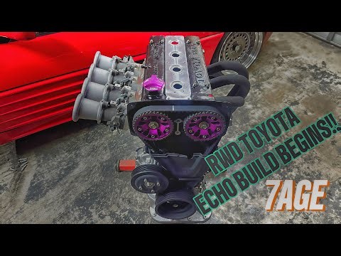 7AGE build for RWD toyota echo project