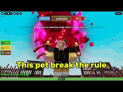 RUBY SQUID IS MIMIC OCTOPUS BROTHER | Grow a Garden