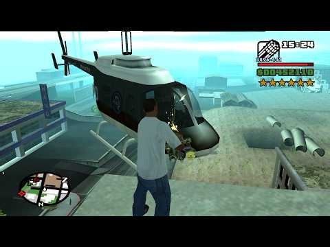 ⭐⭐⭐⭐⭐⭐SIX STARS WANTED LEVEL RAMPAGE WITH TANK | 6 STAR WANTED LEVEL ESCAPE IN GTA SAN ANDREAS