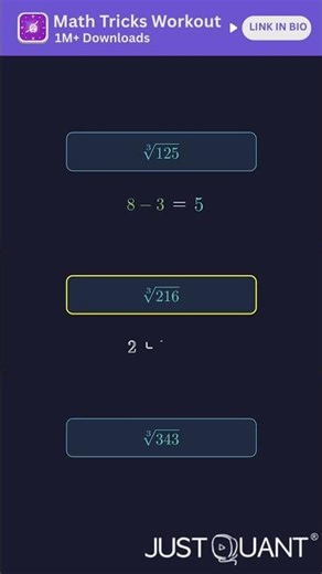 Math Magic Tricks - Crazy Cube Roots - Mental Math Hacks - Simplification Tricks #mathtricks