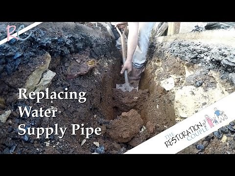 Replacing an Old Water Supply Pipe - Part 1 of 2