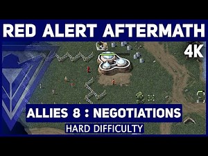 Red Alert Aftermath Remastered 4K - Allies Mission 8: Negotiations - Hard Difficulty