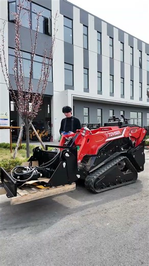 Tovisen-Remote-controlled V1000 skid steer loader is coming！Can you guess how much it costs?