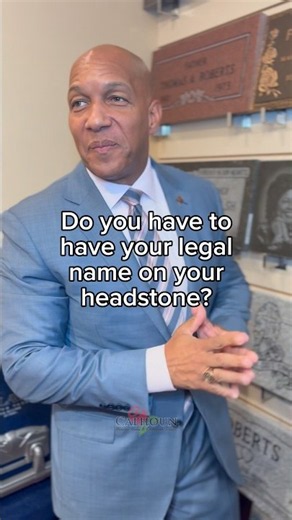 Do you have to have your legal name on your headstone? #funeral #funeralhome #funeralservice
