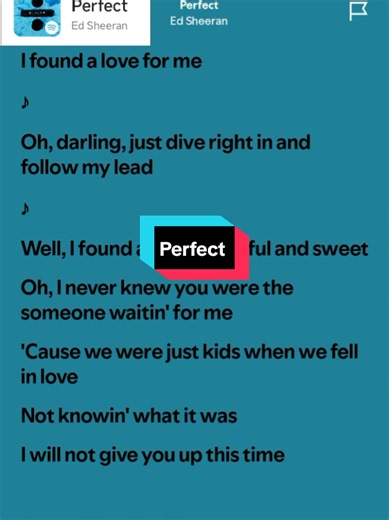 Perfect – Ed Sheeran (Full Lyrics Karaoke)