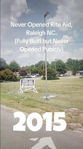 Never Opened Rite Aid,Raleigh NC.