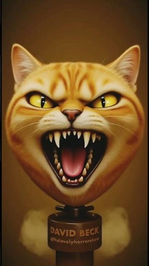 Creepy Smiling Cat Monster 😈 | 3D Horror Animation Short #animation #monster #cat