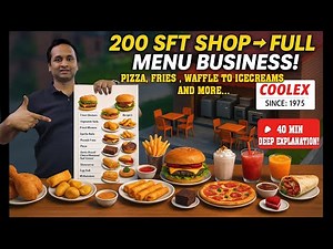 Full Fast-Food Equipment Setup | Machines for Chicken Fries, Burgers, Pizzas, waffle soft icecream