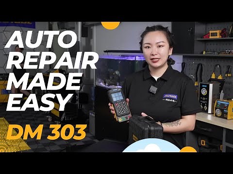 Get to the Root of Car Problems with the AUTOOL DM303 Multimeter - A Mechanic's Must-Have Tool!