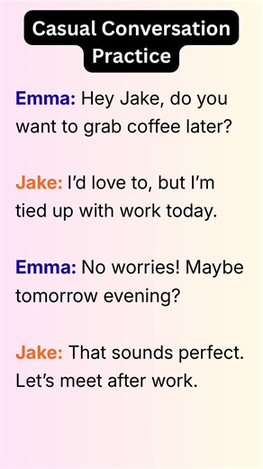 Conversation practice. #esl #englishlearning #englishspeaking #englishconversation #reallifeconversations