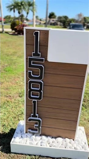 Modern Custom Composite Mailbox | Weather-Resistant & Luxury Design