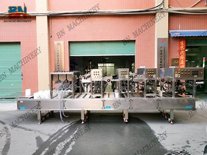 [Hot Item] Liquid Gel Paste Fully Automatic Tub Capping Filling Sealing Machine