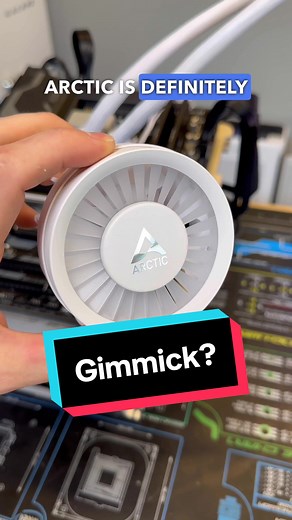 Are VRM Fans On PC Liquid Coolers Worth It? #tech #techtok #longervideos #gamingpc #pcbuild