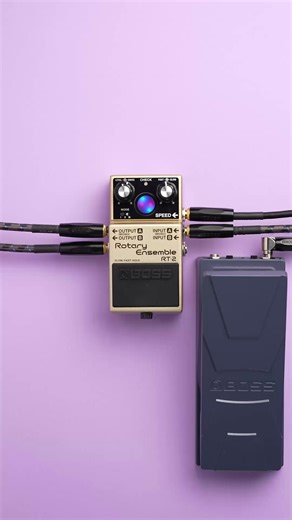 56K views · 770 reactions | Express yourself! By default, you can hold the RT-2 Rotary Ensemble's button down to ramp between fast and slow. Using RT-2 with an expression pedal unlocks a new level of dynamic control, allowing you to assign Level, Drive, Balance or Speed. #bosstopdown | BOSS | Facebook