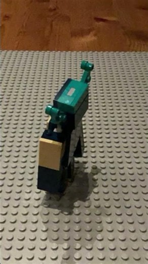 Warden tegen ijsbeer #lego #minecraft #stopmotion