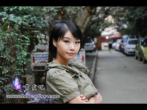 AC-BLD-V023 Pretty Asian girl with short length hair get buzz short cut in classic barber shop