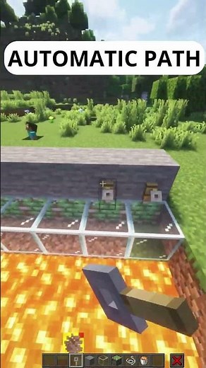 AUTOMATIC PATH!!! #minecraft #minecraftshorts