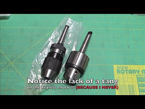 WEN Keyless Chuck on WEN 15 inch #4225 Drill Press INSTALL