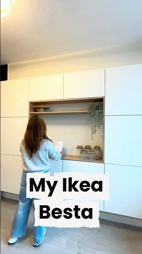 What’s inside my Ikea Besta kitchen 👀 #ikeahacks #viral