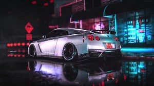 PC Animated Nissan GTR Sports Car Live Wallpaper