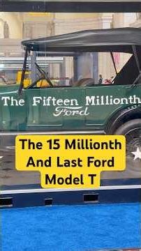 The 15 Millionth and Last Ford Model T #didyouknow #washingtondc #ford #history #cars #carculture