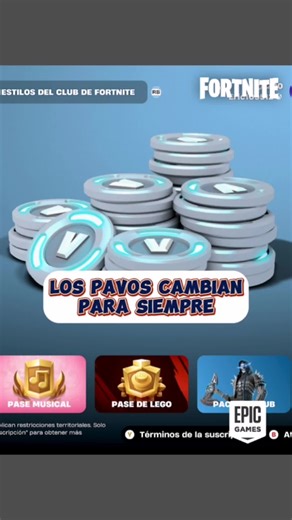 Fortnite: Cambios en Precios de Pavos y Club