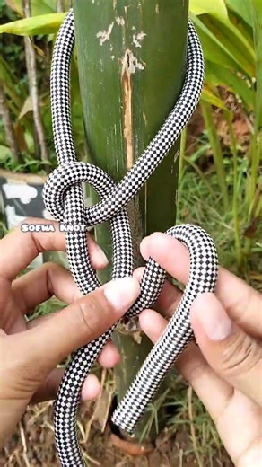 Smart trick 👍 #knot #rope #a #diy #handmade #camping #outdoor #tutorial