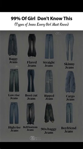 10 Types of Jeans Every Girl Should Know | Jeans Styles & Fits Explained