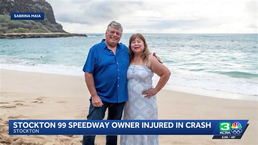Stockton 99 Speedway owner, wife hurt in head-on crash