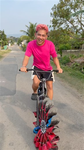 nyobain sepedah baru omped #ompedvisual #shortvideo #comedy #lucu #funny