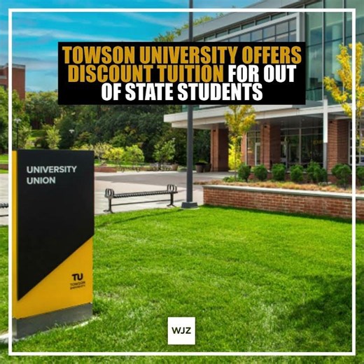 Towson University offers discounted tuition for students outside of Maryland