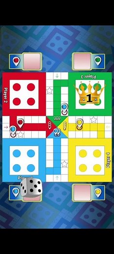 Clutch Moments: Red Player Saves the Game! 🎯#ludo #shorts