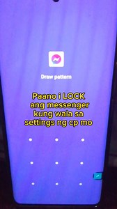 Paano i LOCK messenger ng cellphone mo kung wala sa settings ng cp mo | Social tutorials