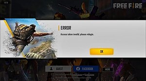 How to solve "Access token invalid, please relogin" error in Free Fire?