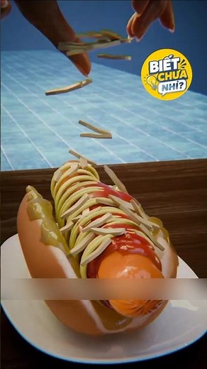 Cách làm bánh mì kẹp xúc xích ! #facts